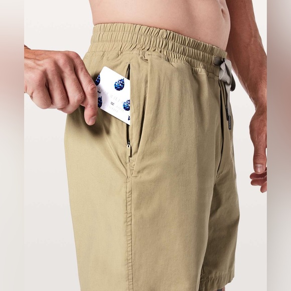 Lululemon Men’s Bowline Short 8" Tofino Sand Brown Size Large - Picture 7 of 7